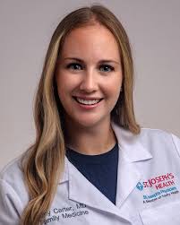 St. Joseph's Health is pleased to announce Amy Carter, MD, is continuing  her medical career as a Family Medicine Physician and Hospitalist, having  just completed a three-year residency at St. Joseph's Health.
