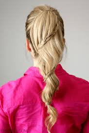 Short tiny braids braided straight way hair ponytail hairpiece claw clip ponytai. Spiral Braided Ponytail