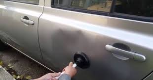Car Dent Repair With Hot Water And Toilet Plunger Diy Car Dent Repair Remove Dents From Car Car Dent