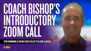 Introductory Zoom Call with LSU Swimming Head Coach Rick Bishop