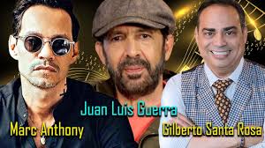 GILBERTO SANTA ROSA, MARC ANTHONY Y JUAN LUIS GUERRA VIEJITAS SALSA  ROMANTICA SUS MEJORES CANCIONES,