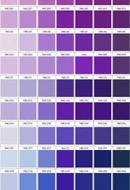 Pantone Colour Chart Purple Haze Amethyst Lavender