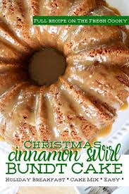 Best Easy Cinnamon Swirl Bundt Cake Recipe Bundt Cake Coffee Cake Recipes Easy Cinnamon Swirl