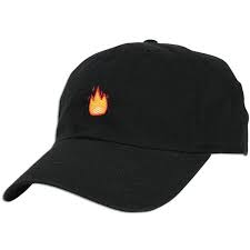 Fire Emoji Baseball Cap Curved Bill Dad Hat 100 Cotton Lit Hot Flame 7 Liked On Polyvore Featuring A Outfits With Hats Baseball Hats Cowboy Hat Styles