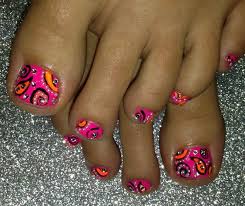 Cupcake polish showcases this gorgeous orangey pink summer nail polish. Best Summer Toe Nail Designs Diy Cuteness