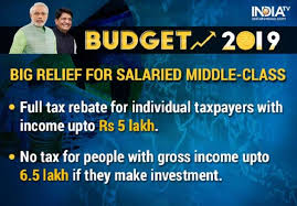 Check spelling or type a new query. Interim Budget 2019 Full Tax Rebate For Individuals With Upto Rs 5 Lakh Income Per Annum Key Takeaways Budget News India Tv