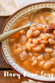 Navy Bean Soup Recipe Stovetop Slow Cooker And Instant Pot Directions In 2020 Bean Soup Recipes Ham And Bean Soup Navy Bean Soup