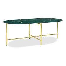 Accent your living room with a coffee, console, sofa or end table. Brass Green Marble Kia Coffee Table Modern Tables