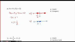 1 5 Equations Inequalities W Limited Domain Youtube