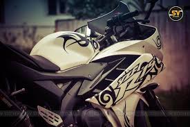 Check spelling or type a new query. White Yamaha R15 V2 With Black Decals By Sv Stickers