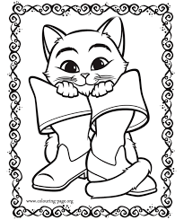 After printing pictures for free, the child can color the hero and walk the way of the defender with him. Boots Pictures Coloring Home