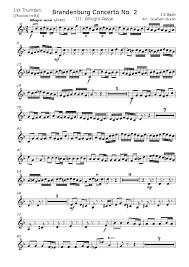 Brandenburg Concerto No 2 For Brass Quintet Iii Download Pdf File Sheet Music Trumpet Sheet Music Sheet Music Pdf