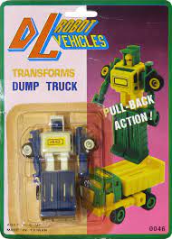 Dump Truck DL Robot Vehicles Robotron Bootleg
