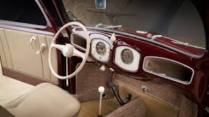 Image result for Bordeaux Red 1950 Beetle
