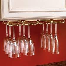 Add more storage and style by making a wine glass holder under cabinets or shelves. Brass Wine Racks You Ll Love In 2021 Wayfair