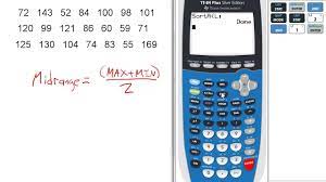 We did not find results for: Midrange Of Given Data Midterm 11 Ti 84 Calculator Youtube
