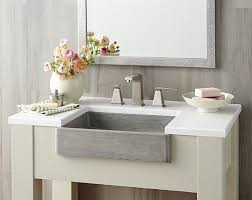 Bathroom sinks demonstrate the style of the homeowner and can be found in a wide variety of designs. Bathroom Design Trend Apron Front Sinks Native Trails