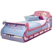 La Reine Des Neiges Grand Lit Traineau Avec Rangement Disney En 2020 Grand Lit Lit Junior Et Idees De Lit