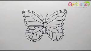 How to draw a easy butterfly 🦋#butterfly #easybutterflydrawing #artlicious_khushi #forbeginners #butterflydrawing How To Draw Butterfly Easy Youtube