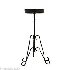 Buy telescopic black florists pedestal stands with a 23x4cm bowl top at wholesale prices & direct uk delivery. Black Metal Flower Pedestal Stand Telescopic Church Wedding Professional Quality For Sale Online Ebay