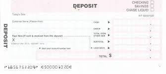 Banks use them to help maintain a written ledger of funds deposited throughout the day and to ensure that no deposits are. Chase Deposit Slip Free Printable Template Checkdeposit Io
