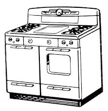 Kitchen utensils images clip art blog art zone. Free Downloads Vector Cute Retro Stoves Retro Stove Clip Art Vintage Vintage Stoves