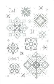 cross stitch chart let it snow rosewood manor rosewood