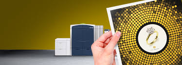 The gold color is created by using a complex mixture of the three colors in the color cartridge. Specialty Clear Dry Inks Xerox