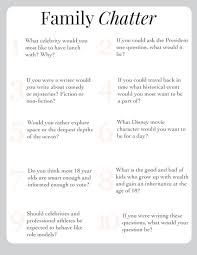 Over 750 Questions To Get Your Family Talking Tonight In 2020 Family Conversation Starters Family Conversation This Or That Questions