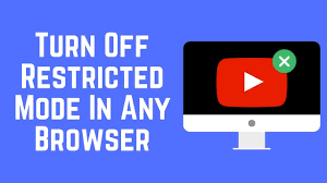 How To Turn Off Youtube Restricted Mode On Any Browser Youtube