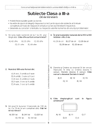 Primul pas în lumea matematicii pentru copilul tău. Subiecte Concurs Luminamath Clasa A Iii A Pdf