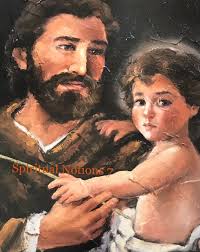 Saint Joseph Print , “Saint Joseph” 8x10 print , Joseph and Jesus , Saint  Joseph art, Catholic Prints , Dad Gifts