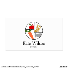 Create Your Own Profile Card Zazzle Com In 2020 Nutritionist Business Cards Nutrition Logo Business Card Design Inspiration
