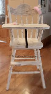 Bliss Ranch Done High Chair Chalk Paint Makeover Vintage High Chairs Painted High Chairs Chalk Paint Makeover