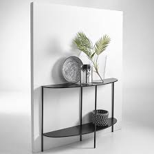 Anya Half Moon Metal Console Table In 2020 Half Moon Console Table Console Table Half Table