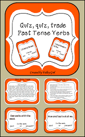 Easy to use and solve. Fun Collaborative Game To Practice Or Review Past Or Present Tense Verbs Included Is 24 Game Cards That Can Also Be U Present Tense Verbs Quiz Quiz Trade Quiz