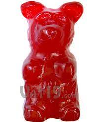The World S Largest Gummy Bear A 5 Pound Gummi Bear Gummy Bears Red Gummy Bears Gummies