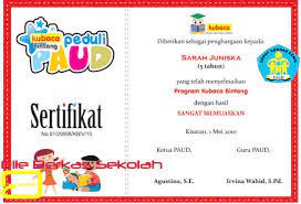 Apr 29, 2020 · a 1 2 p rad b 3 4 p rad. Contoh Sertifikat Lulus Paud Fomat Word Keren File Berkas Sekolah