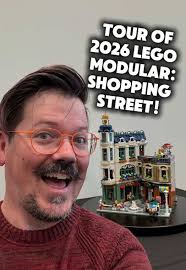 LEGO Icons Shopping Street: A New Modular Building Set