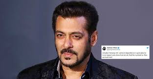 Salman Khan Tweets That Will Confuse You To The Core Get other latest updates via a notification on our mobile app available on android and itunes.