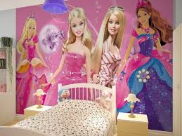 Room toys machine doll barbie blocks robots whirligig. 3d Mural Livingbedding Kid S Room Tv Setting Wall Wallpaper Barbie Girl Papel De Parede Photo Papel De 3d Muralpapel De Parede Aliexpress