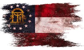 In the coat of arms, the arch symbolizes the state's constitution while the pillars represent the three branches of government. Distressed Georgia Flag Photograph By Jon Neidert