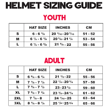 45 Inquisitive Four Wheeler Helmet Size Chart