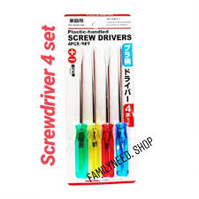 3d viewer is not available. Fmn 4pcs Screw Drivers Screwdriver Mata Bunga Rata Tajam Shopee Malaysia