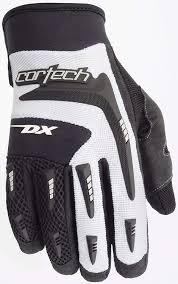 Cortech Dx 2 Mens Textile Street Racing Motorcycle Gloves Black White