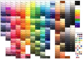 complete copic color chart by jad ardat copic