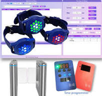 Customize Logo RFID LF/HF Wristband 13.56mhz Classic 1k NFC Silicone  Adjustable RFID Bracelets