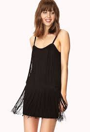 Iconic Fringe Dress By Forever21 On Stylift Com Pretty Outfits Black Fringe Dress Long Red Dress