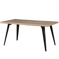 5 out of 5 stars. Leisuremod Ravenna Rectangular Sunbleached Grey Wood 63 Dining Table Metal Legs Rtm63gr