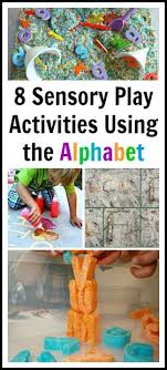 Scoop and dump the alphabet activity, write different letters on rocks or another item your child . 8 Sensory Play Activities Using The Alphabet Buggy And Buddy